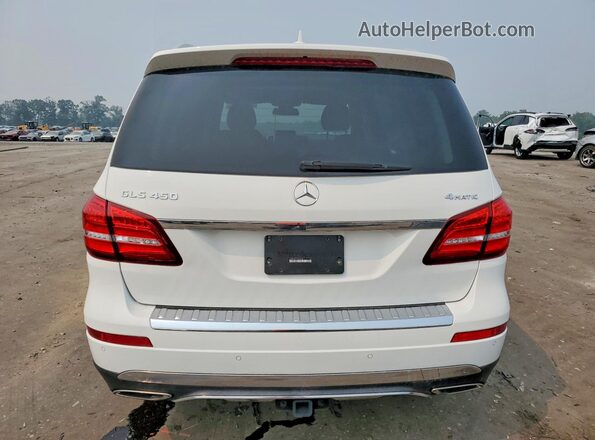 4JGDF6EE5HA820065 2017 MERCEDES-BENZ GLS White Widok z tyłu