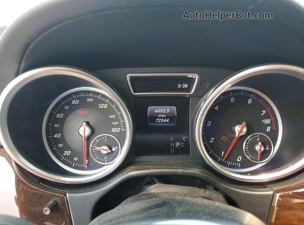 4JGDF6EE5HA820065 2017 MERCEDES-BENZ GLS White Widok zestawu wskaźników