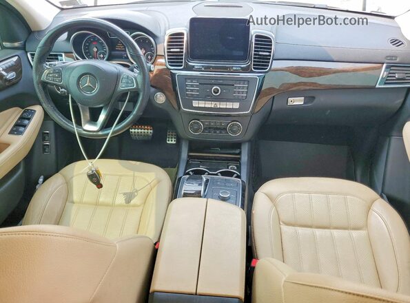 4JGDF6EE5HA820065 2017 MERCEDES-BENZ GLS White Widok deski rozdzielczej