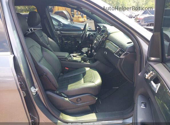 4JGDF6EE5HA979197 2017 MERCEDES-BENZ GLS 450 Gray წინა სალონის ხედი