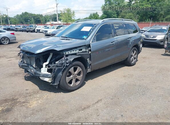 4JGDF6EE5HA979197 2017 MERCEDES-BENZ GLS 450 Gray წინა მარცხენა ხედი სამი მეოთხედიდან
