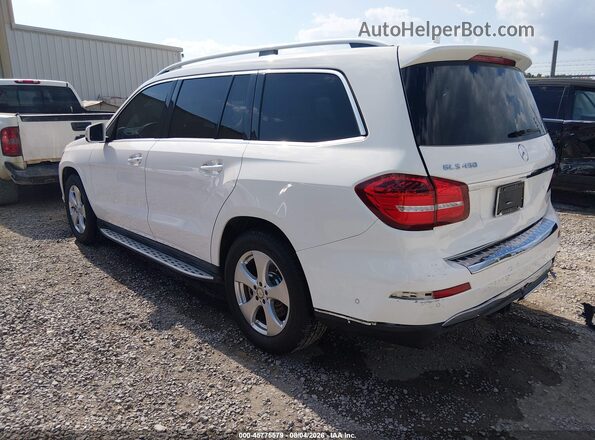 4JGDF6EE5HA980334 2017 MERCEDES-BENZ GLS 450 White Trasero izquierdo