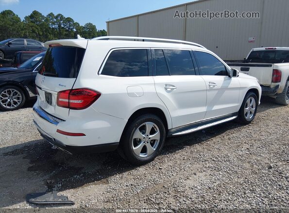 4JGDF6EE5HA980334 2017 MERCEDES-BENZ GLS 450 White Trasero derecho