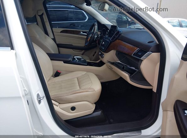 4JGDF6EE5HA980334 2017 MERCEDES-BENZ GLS 450 White Vista interior delantera