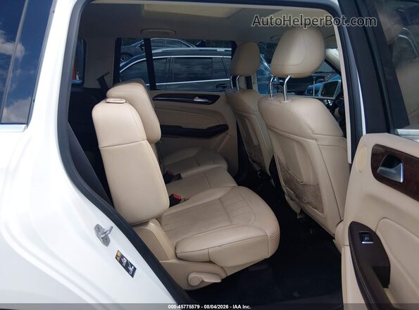 4JGDF6EE5HA980334 2017 MERCEDES-BENZ GLS 450 White Vista de la etiqueta del VIN