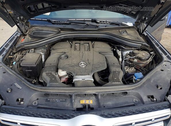 4JGDF6EE5KB191098 2019 MERCEDES-BENZ GLS Gray Vista del compartimento del motor