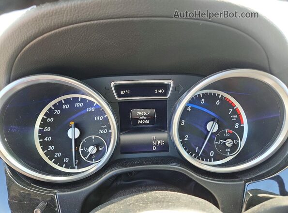 4JGDF6EE6GA712892 2016 MERCEDES-BENZ GL-CLASS White Вид щитка приладів