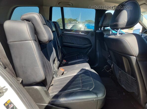 4JGDF6EE6GA712892 2016 MERCEDES-BENZ GL-CLASS White Вид задньої частини салону