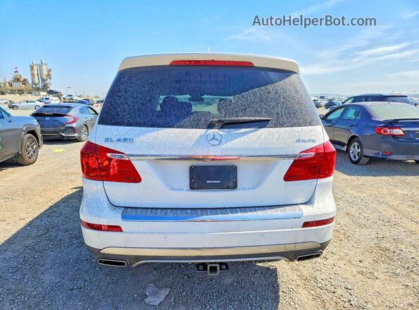4JGDF6EE6GA712892 2016 MERCEDES-BENZ GL-CLASS White Вид ззаду