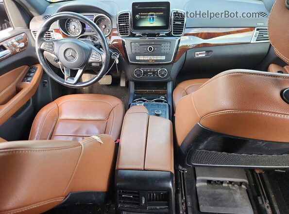 4JGDF6EE6HA830118 2017 MERCEDES-BENZ GLS Черный Вид панели приборов