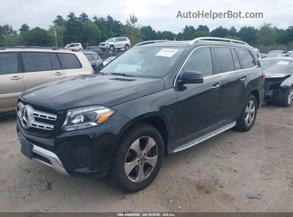 4JGDF6EE6HA960657 2017 MERCEDES-BENZ GLS 450 Черный Передняя левая четверть