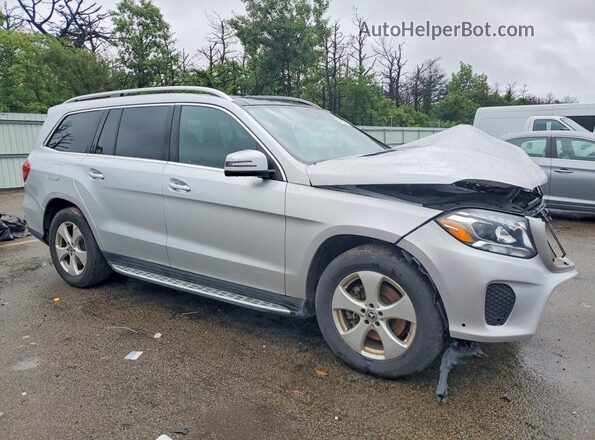 4JGDF6EE6JB050393 2018 MERCEDES-BENZ GLS Silver Delantero derecho