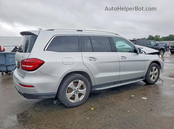 4JGDF6EE6JB050393 2018 MERCEDES-BENZ GLS Silver Trasero derecho