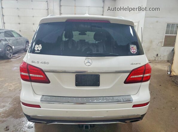 4JGDF6EE6JB120765 2018 MERCEDES-BENZ GLS White Widok z tyłu