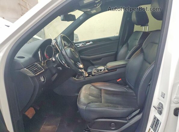 4JGDF6EE6JB120765 2018 MERCEDES-BENZ GLS White Widok wnętrza z przodu