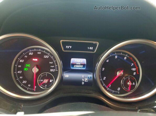 4JGDF6EE6JB120765 2018 MERCEDES-BENZ GLS White Widok zestawu wskaźników