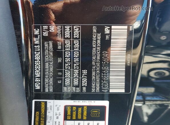 4JGDF6EE6JB156049 2018 MERCEDES-BENZ GLS Black 