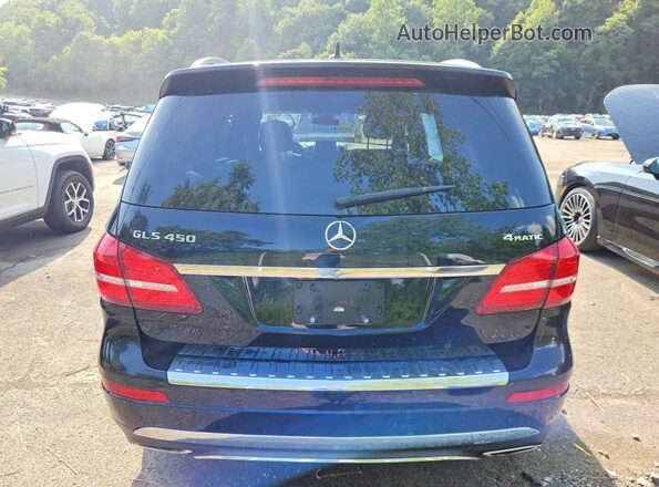 4JGDF6EE6KB220723 2019 MERCEDES-BENZ GLS Black Widok z tyłu