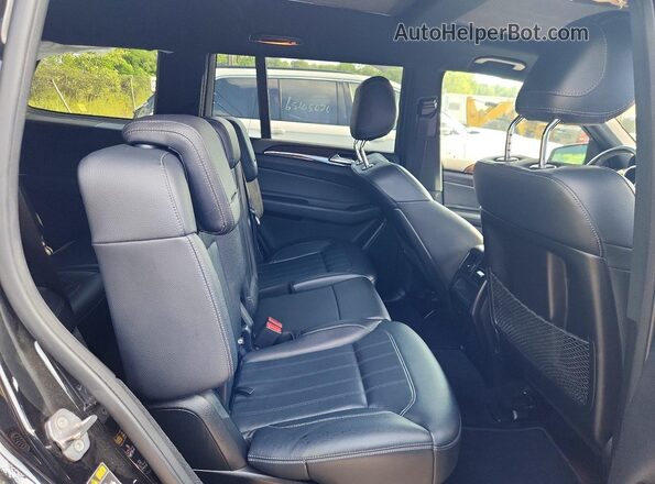 4JGDF6EE6KB220723 2019 MERCEDES-BENZ GLS Black Widok wnętrza z tyłu