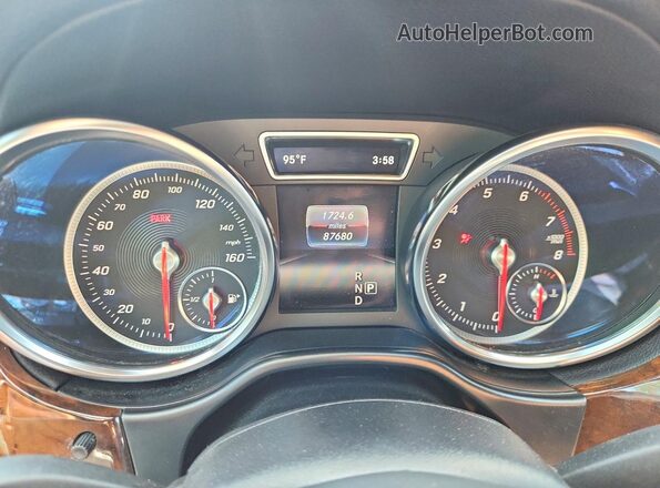 4JGDF6EE6KB220723 2019 MERCEDES-BENZ GLS Black Widok zestawu wskaźników