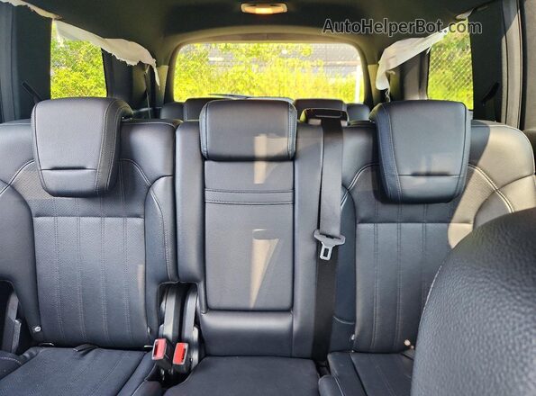 4JGDF6EE6KB220723 2019 MERCEDES-BENZ GLS Black Widok tylnych siedzeń