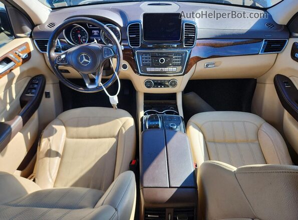 4JGDF6EE7HA855495 2017 MERCEDES-BENZ GLS Black Вид панелі приладів