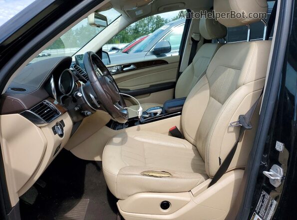 4JGDF6EE7HA855495 2017 MERCEDES-BENZ GLS Black Вид салону спереду