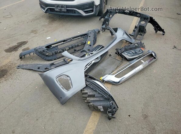 4JGDF6EE8HA766115 2017 MERCEDES-BENZ GLS Silver Widok naklejki z numerem VIN