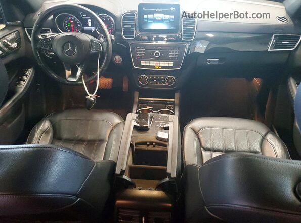 4JGDF6EE8HA837393 2017 MERCEDES-BENZ GLS Black Widok deski rozdzielczej