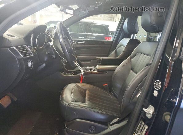 4JGDF6EE8HA837393 2017 MERCEDES-BENZ GLS Black Widok wnętrza z przodu