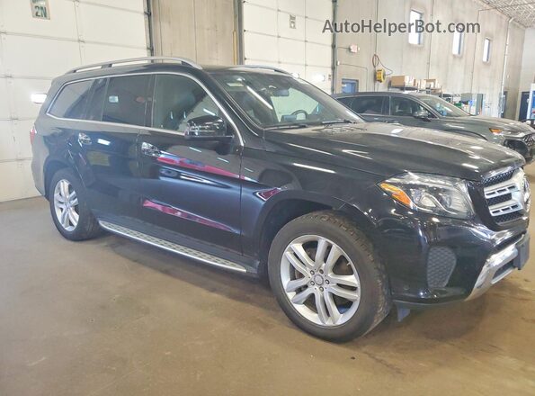 4JGDF6EE8HA837393 2017 MERCEDES-BENZ GLS Black Przód prawy