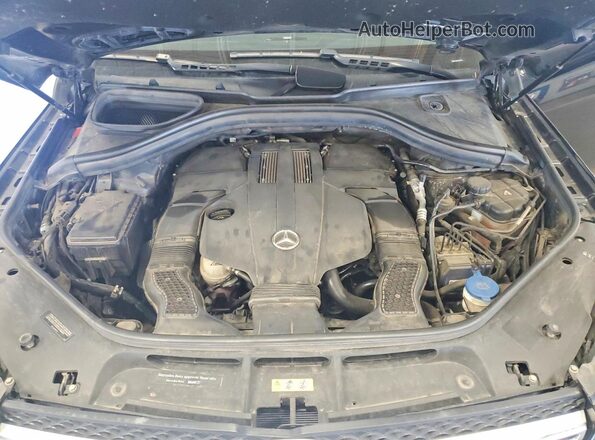 4JGDF6EE8HA837393 2017 MERCEDES-BENZ GLS Black Widok komory silnika