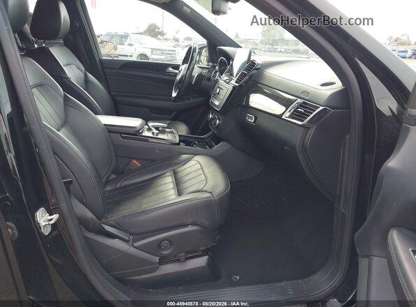 4JGDF6EE8HA884195 2017 MERCEDES-BENZ GLS 450 Black Widok wnętrza z przodu