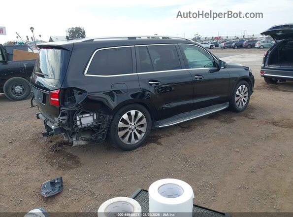 4JGDF6EE8HA884195 2017 MERCEDES-BENZ GLS 450 Black Tył prawy