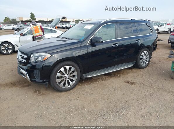 4JGDF6EE8HA884195 2017 MERCEDES-BENZ GLS 450 Black Przód lewy