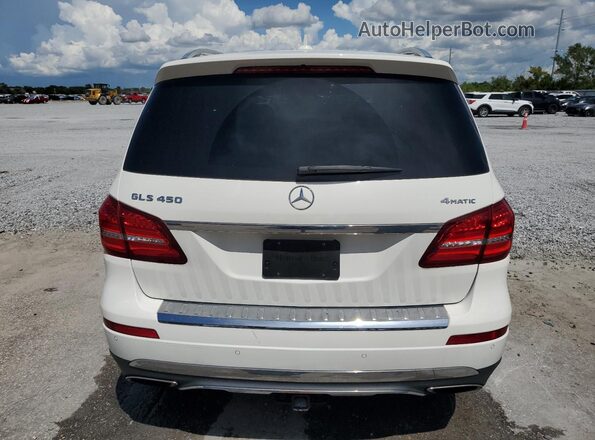 4JGDF6EE8KB237040 2019 MERCEDES-BENZ GLS White Widok z tyłu