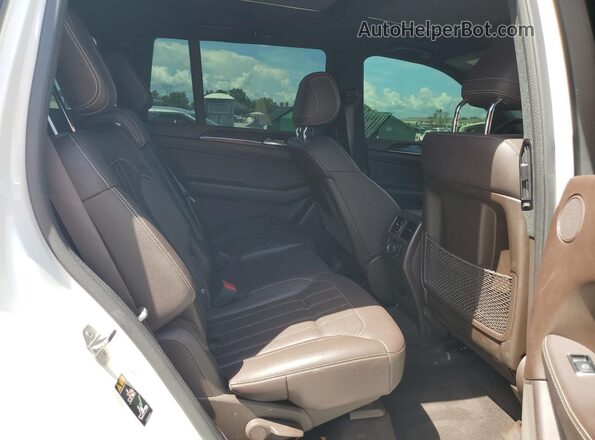 4JGDF6EE8KB237040 2019 MERCEDES-BENZ GLS White Widok wnętrza z tyłu