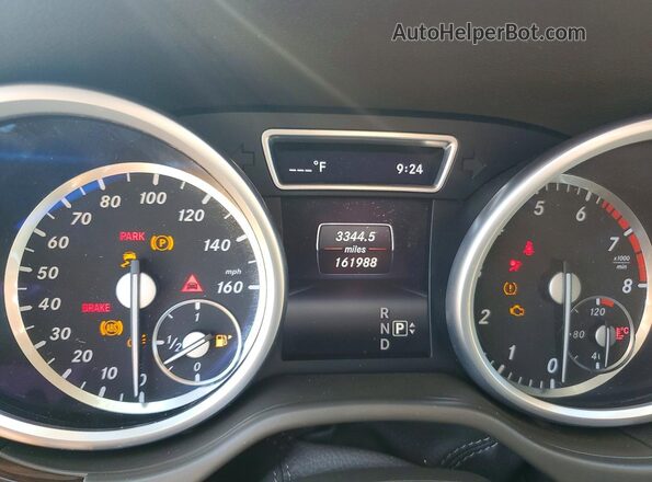 4JGDF6EE9GA645043 2016 MERCEDES-BENZ GL-CLASS Белый Вид щитка приборов