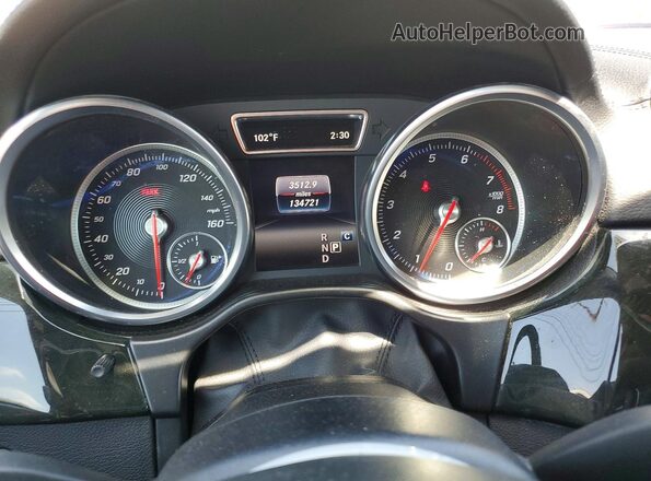 4JGDF6EE9HA916765 2017 MERCEDES-BENZ GLS White Vista del cuadro de instrumentos