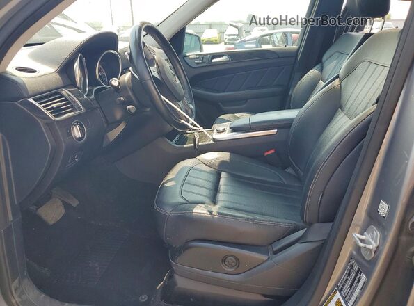 4JGDF6EEXGA628204 2016 MERCEDES-BENZ GL-CLASS Gray Front interior view