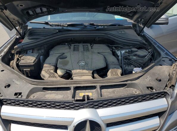 4JGDF6EEXGA628204 2016 MERCEDES-BENZ GL-CLASS Gray Engine compartment view