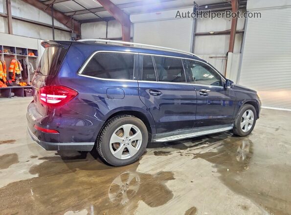 4JGDF6EEXHA761711 2017 MERCEDES-BENZ GLS Синий Задняя правая четверть