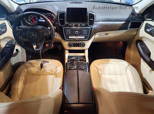 4JGDF6EEXHA761711 2017 MERCEDES-BENZ GLS Синий Вид панели приборов