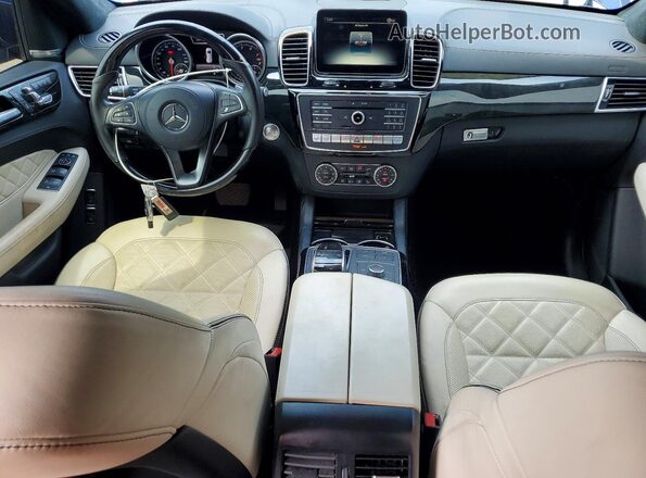 4JGDF6EEXHA848783 2017 MERCEDES-BENZ GLS Blue Widok deski rozdzielczej