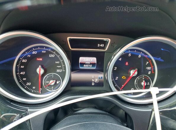 4JGDF6EEXHA848783 2017 MERCEDES-BENZ GLS Blue Widok zestawu wskaźników