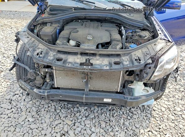 4JGDF6EEXHA848783 2017 MERCEDES-BENZ GLS Blue Widok komory silnika