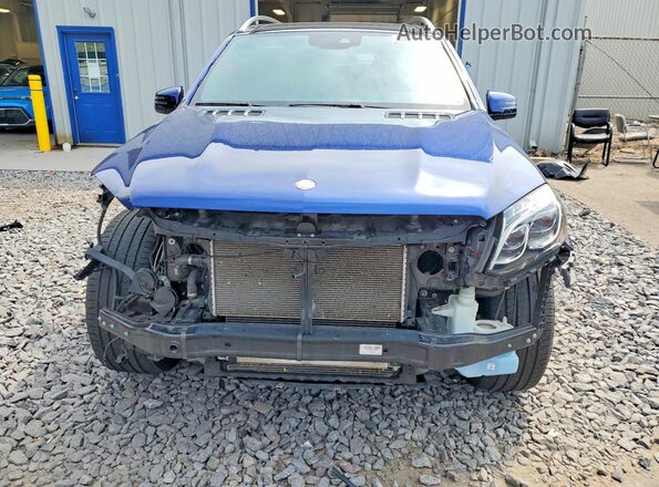 4JGDF6EEXHA848783 2017 MERCEDES-BENZ GLS Blue Widok z przodu