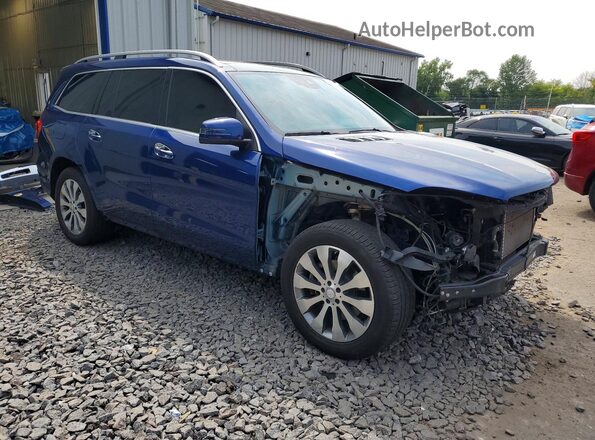 4JGDF6EEXHA848783 2017 MERCEDES-BENZ GLS Blue Przód prawy