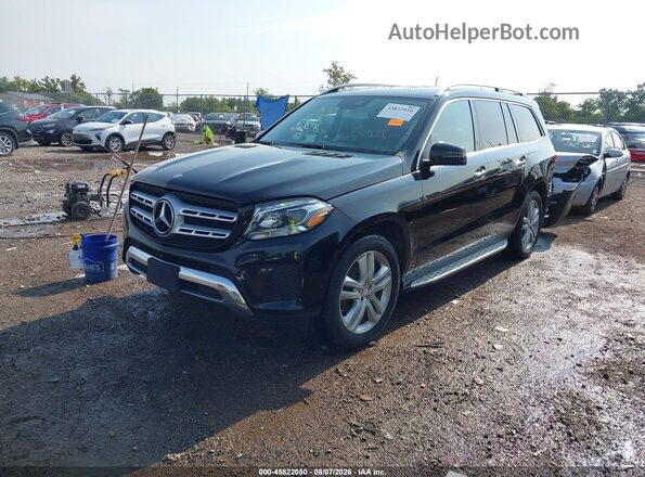 4JGDF6EEXHA893979 2017 MERCEDES-BENZ GLS 450 Black წინა მარცხენა ხედი სამი მეოთხედიდან