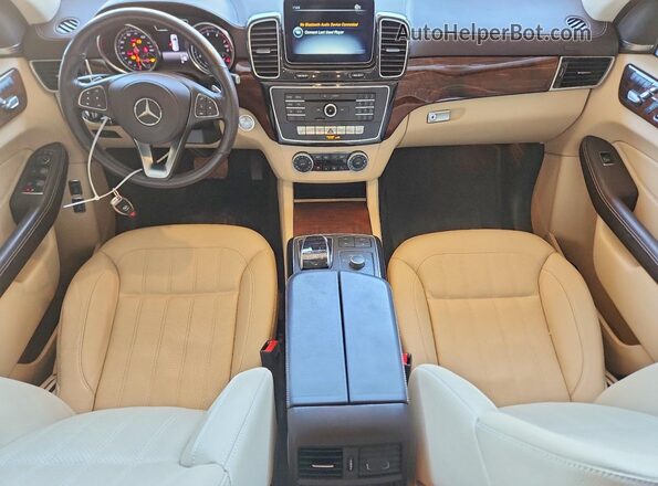4JGDF6EEXKB207313 2019 MERCEDES-BENZ GLS Blue Widok deski rozdzielczej